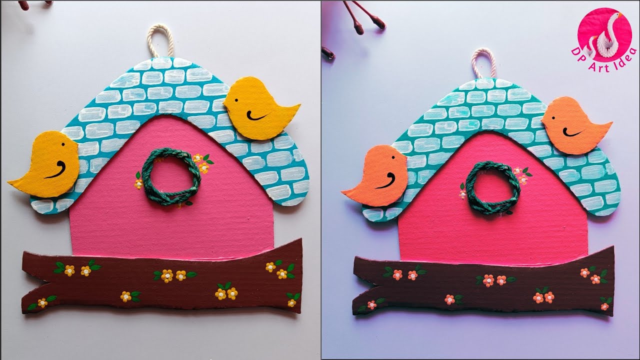 DIY Wall Hanging Room Decor Idea Cardboard Craft Idea Wall diy-wall-hanging-room-decor-idea-cardboard-craft-idea-wall