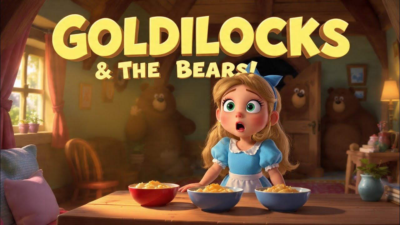 Goldilocks and The Three Bears 🐻 | 3D 4K | Bedtime Story for Kids ...