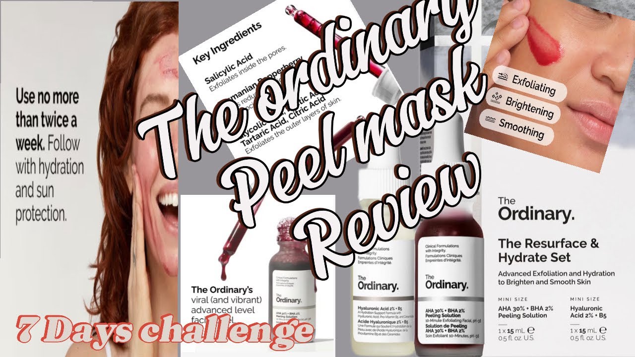 How to use The Ordinary AHA 30% + BHA 2% Peeling Solution||Shocking ...