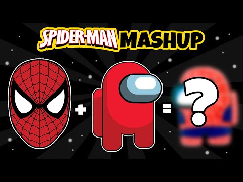 How to Draw Spider-Man and Among Us Mashup