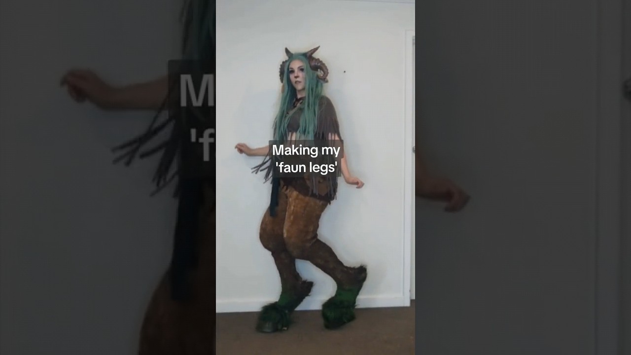 Making the legs for my faun