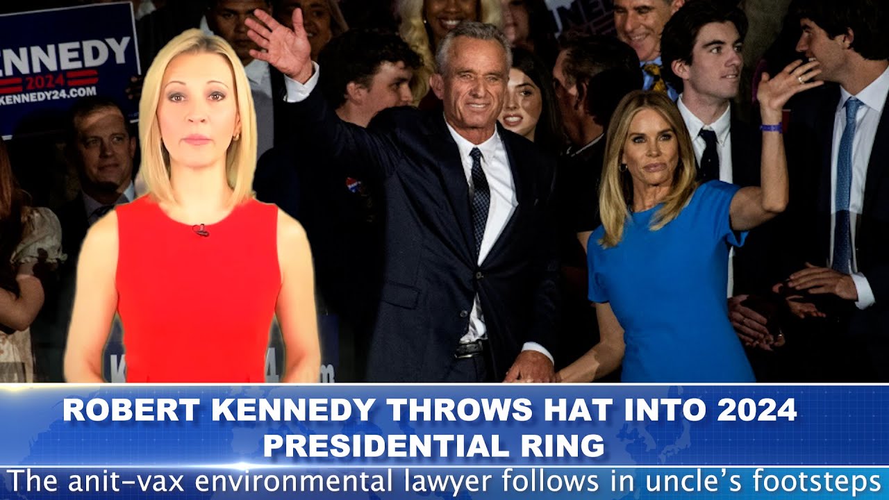 ROBERT KENNEDY THROWS HAT INTO 2024 PRESIDENTIAL RING YouTube