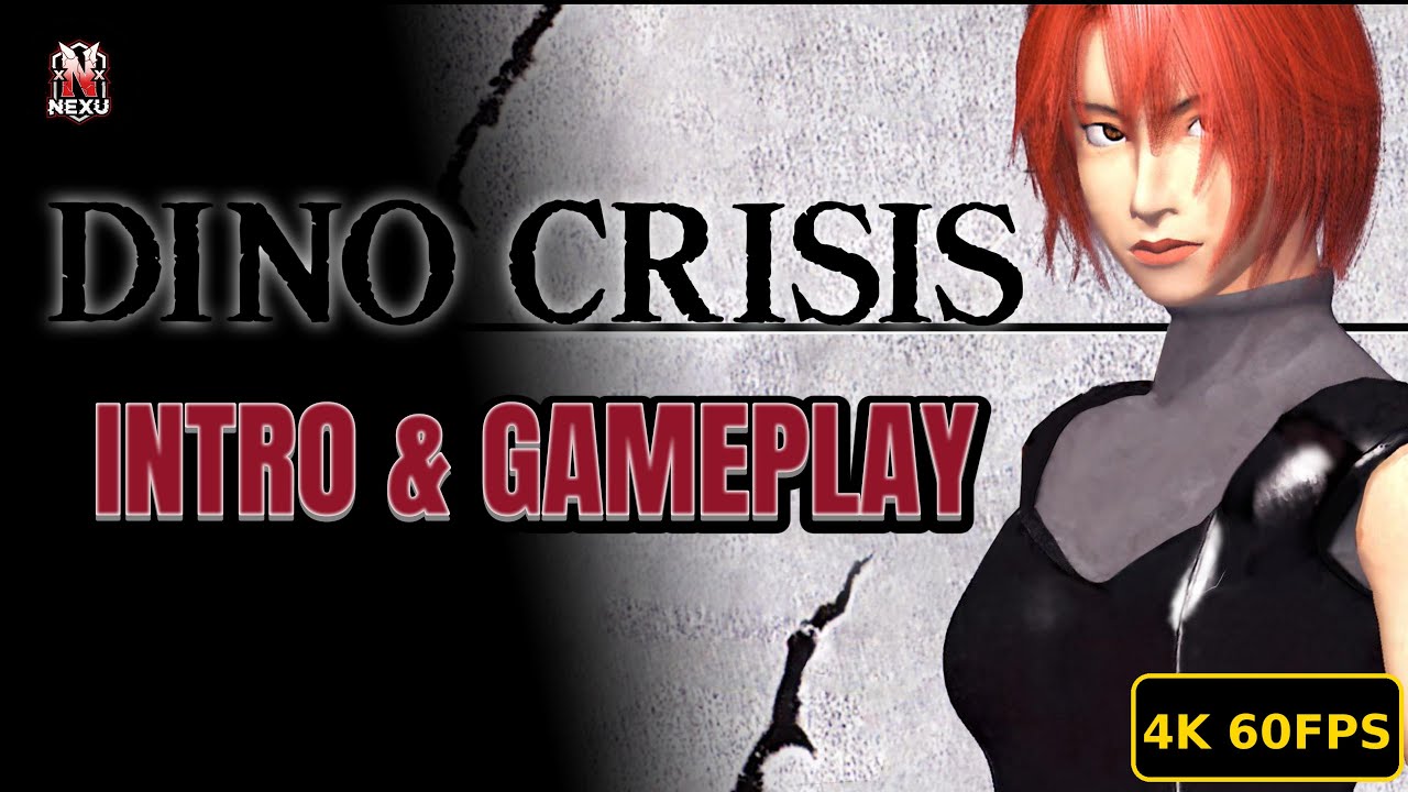 Dino Crisis - First Level Gameplay & Intro | PS5 Classics 4K 60FPS |