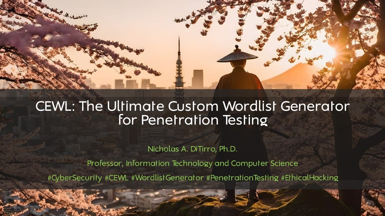 CEWL: The Ultimate Custom Wordlist Generator for Penetration Testing - 022524B02