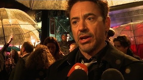 Sherlock Holmes sequel premieres in London