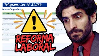 intercambio Telegrfico Despus De La Ley Bases 27742 Clase De Derecho Con Modelo De Telegrama