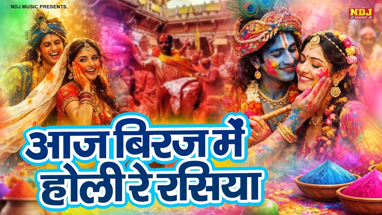Aaj Biraj Mein Holi Re Rasiya | आज बिरज में होली रे रसिया | Radha Krishna Holi Bhajan | Braj Ki Holi