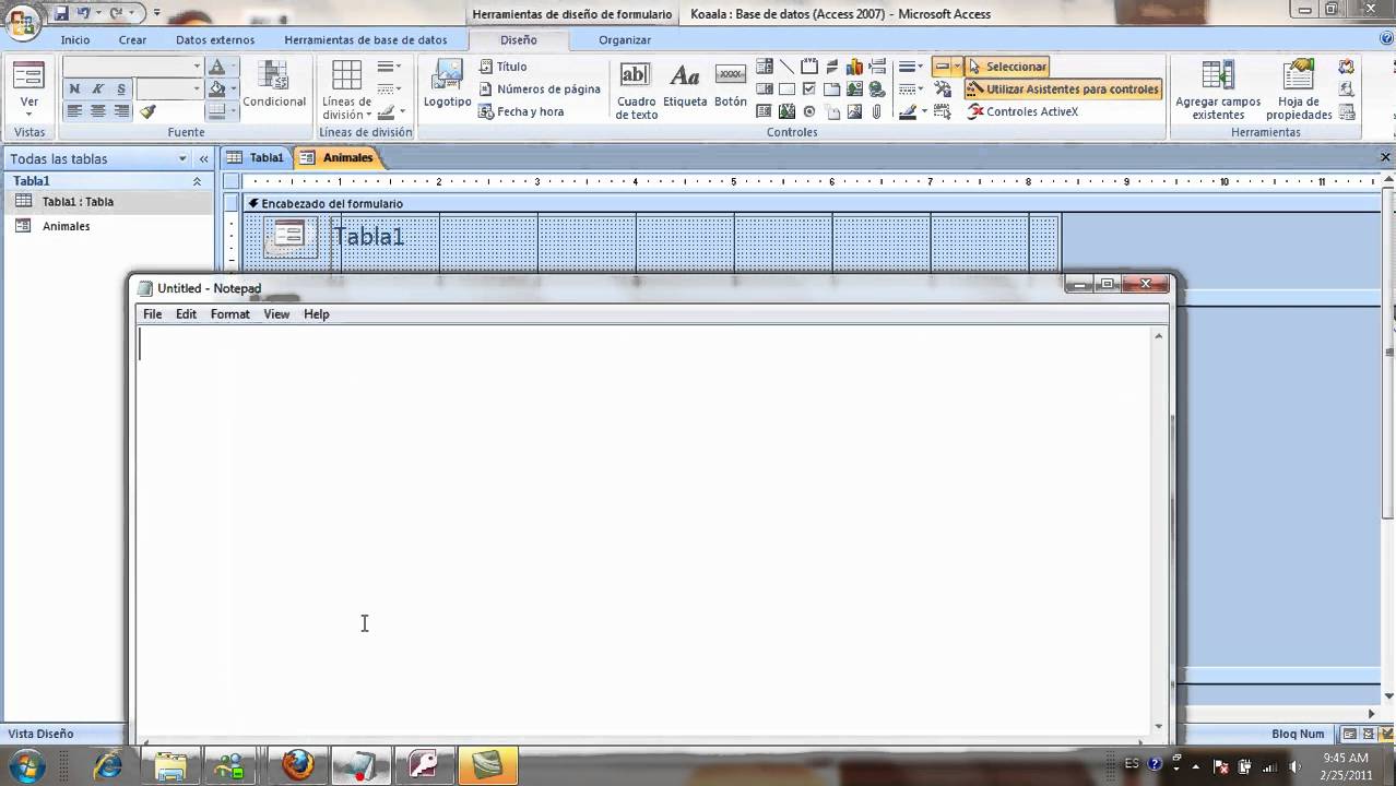 Poner Imagenes En Base De Datos Access Youtube