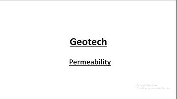 Permeability - Geotech (Soil  Mechanics) - GATE - CIVIL ENGG