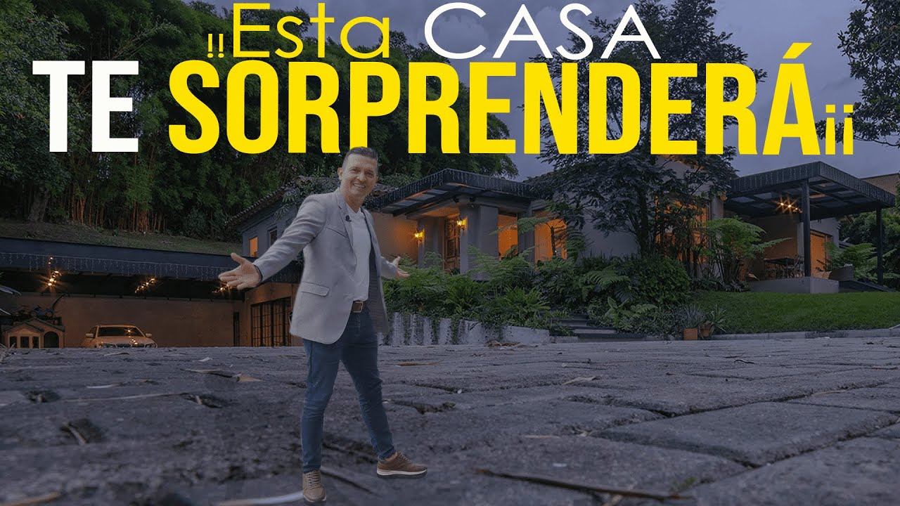 TE SORPRENDERÁ esta Hermosa casa CONTEMPORÁNEA con sus LINDOS jardines, ENVIGADO, COP$3300MILLONES