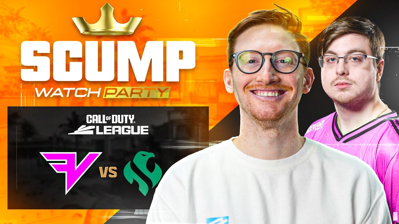 FAZE VEGAS vs RIYADH FALCONS!! SCUMP WATCH PARTY - CDL MAJOR 4 QUALIFIERS WEEK 3