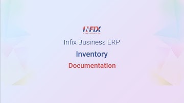 Infix Business ERP   inventory