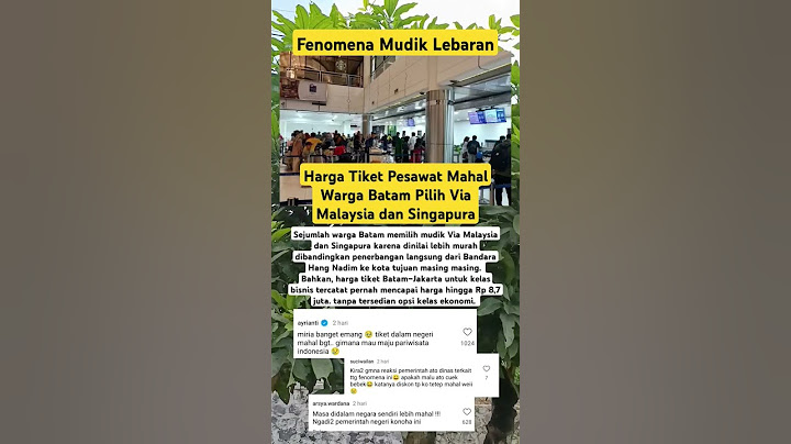 Tiket pesawat mahal, warga batam pilih via malaysia dan singapura #shortsviral #beritaterkini
