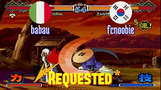 @lastbld2: babau (IT) vs fcnoobie (KR) [The Last Blade 2 lastbld Fightcade] Jun 5