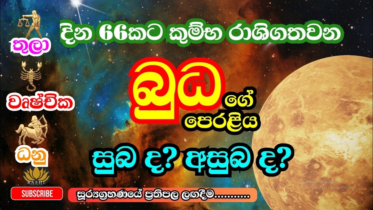 බුධ කුම්භ රාශියේ දින 66ක ගමනේ සුබ අසුබ| තුලා වෘෂ්චික ධනු ලග්න #astrology #mercurytransit #horoscope