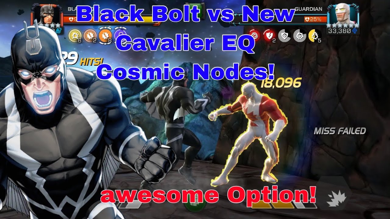 Cosmic Cavalier EQ Vs Rank 5 Sig 200 BlackBolt One Of Best Marvel cosmic-cavalier-eq-vs-rank-5-sig-200-blackbolt-one-of-best-marvel