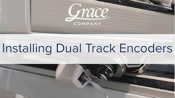 How to Install the Encoders on a Dual Track System