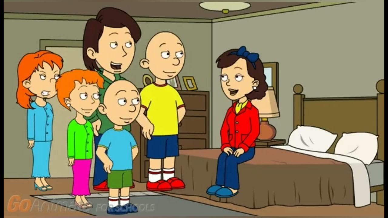 Mothers friends 2. Rosie gets grounded. Caillou gets grounded.