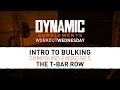 Dynamic Supplements: Workout Wednesday - Intro To Bulking 5 - The T-Bar Row
