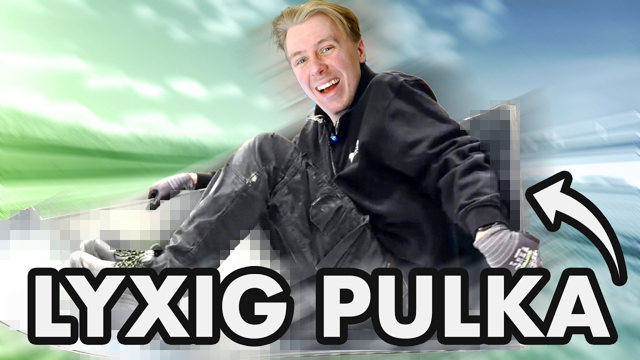 Vi byggde en pulka av VENTILATIONSRÖR