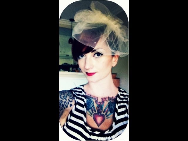 Vintage Wedding Hair Tutorial 1960s Beehive With Veil By Cherry