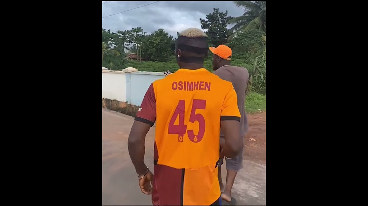 Nijerya'da yaşayan Galatasaray formalı, Victor Osimhen hayranı bir taraftar. #shorts #galatasaray