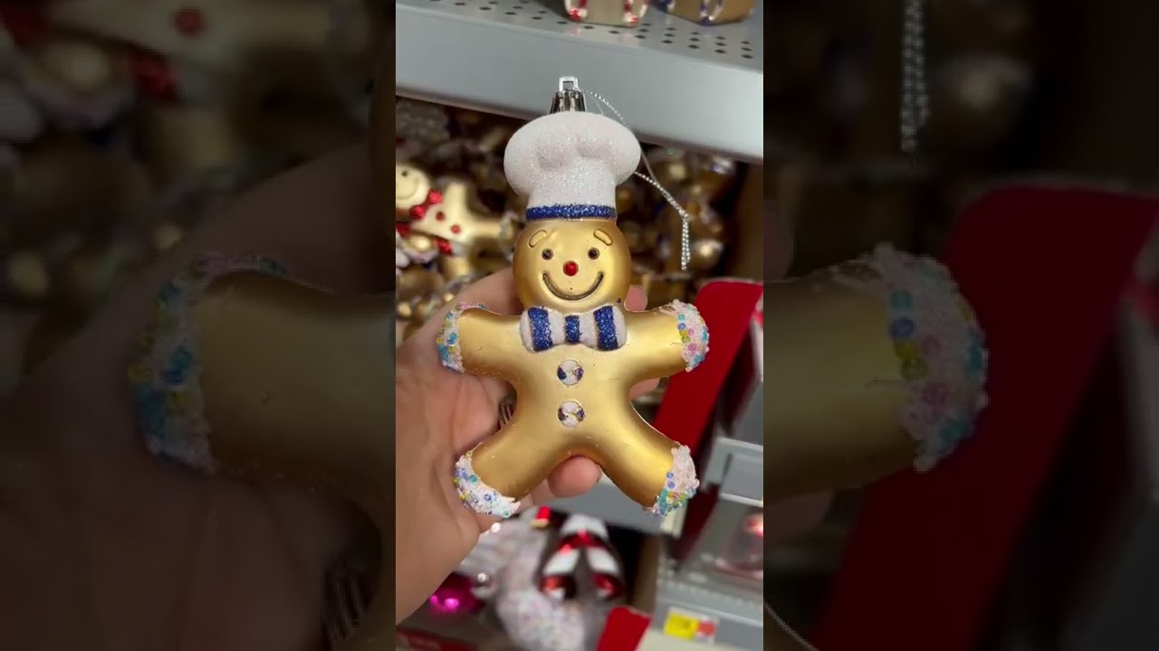 98¢ GINGERBREAD ORNAMENTS AT WALMART