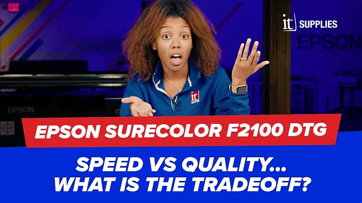 EPSON SureColor F2100 DTG - Speed vs Quality | What Is The Tradeoff?