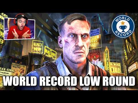 WORLD RECORD *LOWEST ROUND* SHADOWS OF EVIL EASTER EGG COMPLETION!!!