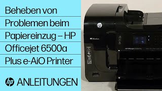 Beheben von Problemen beim Papiereinzug -- HP Officejet 6500a Plus e-All-in-One Printer (E710n)