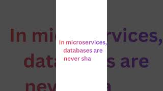 Microservices me database share kyu nahi hota? 🤯 | Interview Question