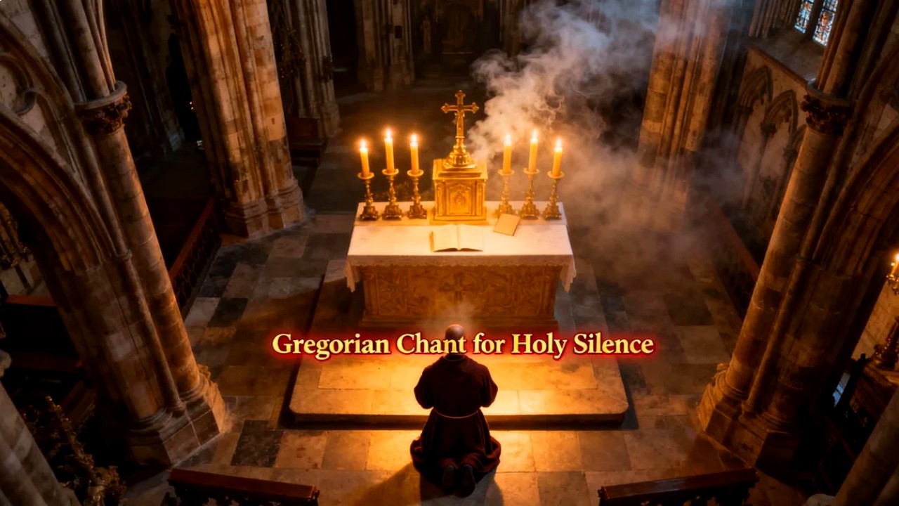 Gregorian Chant for Healing Sleep and Divine Calm | Benedictine Ambience and Sacred Reflection