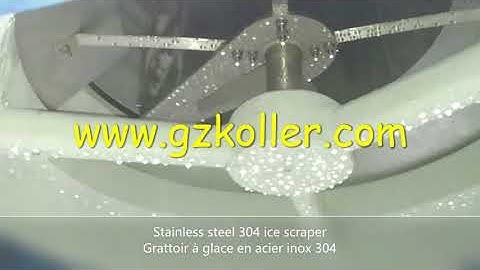 Testing video of KOLLER 5tons Flake Ice Machine KP50