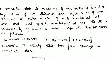 HT Module-1 Conduction Numerical-10  by Prof. Manish Nayak