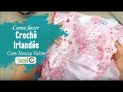 Como fazer - Crochê Irlandês