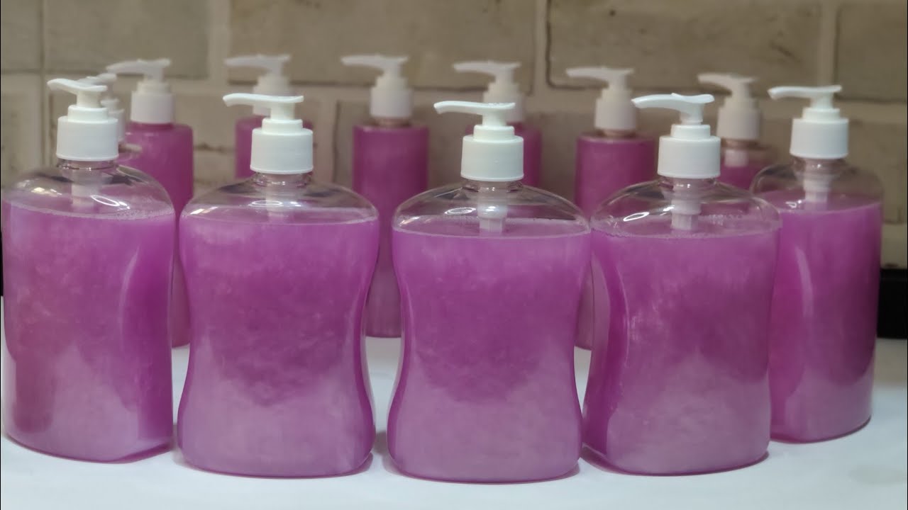 أسهل طريقة لعمل هاند ووش صابون سائل لليدين بجودة عالية ذي الجاهز