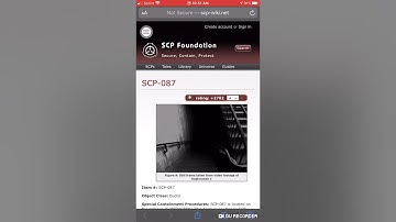 SCP 087 | Object Class: Euclid | Stairway SCP
