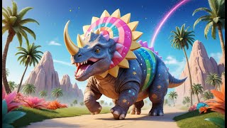 The Dinosaurs Go 🦖 | Nursery Rhymes & Baby Songs | Learn Dinosaur Sounds & Actions for Kids