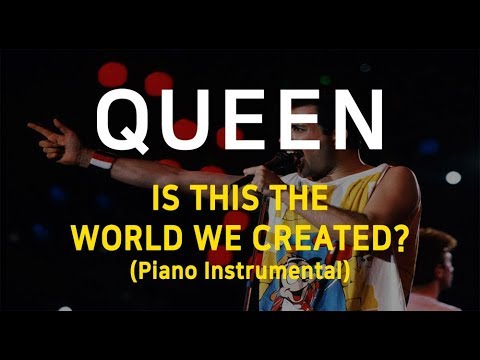 Queen - Is This The World We Created (Instrumental KARAOKE)w/Lyrics