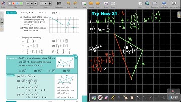 11 19  Operations with Vectors   Subtraction of Vectors   Part 1