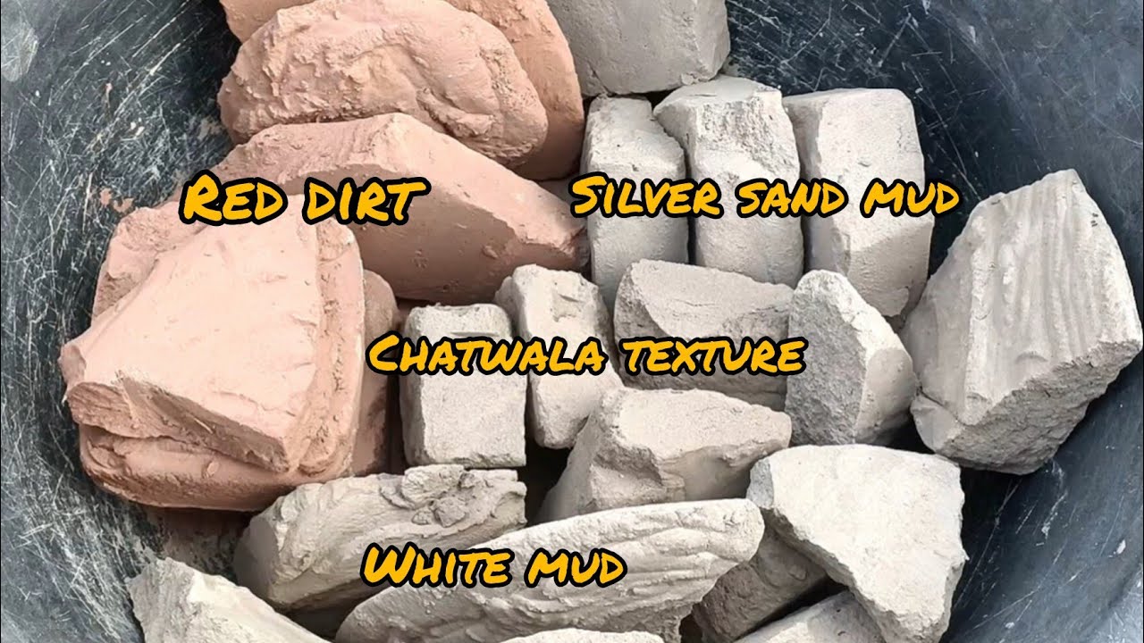 Relaxing four dirts crumbling in claypot 😘 satisfying soft fluffy all mud 😴 oddlysatisfying 