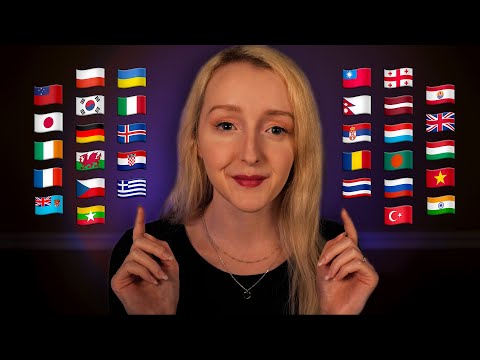 ASMR Whispering 'Hello' in 80+ Languages | Ear to Ear Whispers