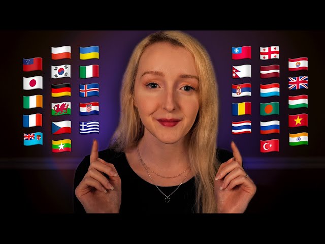 ASMR Whispering 'Hello' in 80+ Languages | Ear to Ear Whispers