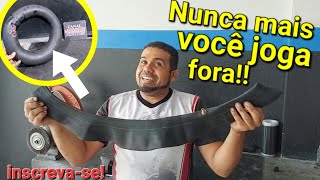 Depois dessa você nunca mais joga fora câmara de ar velha