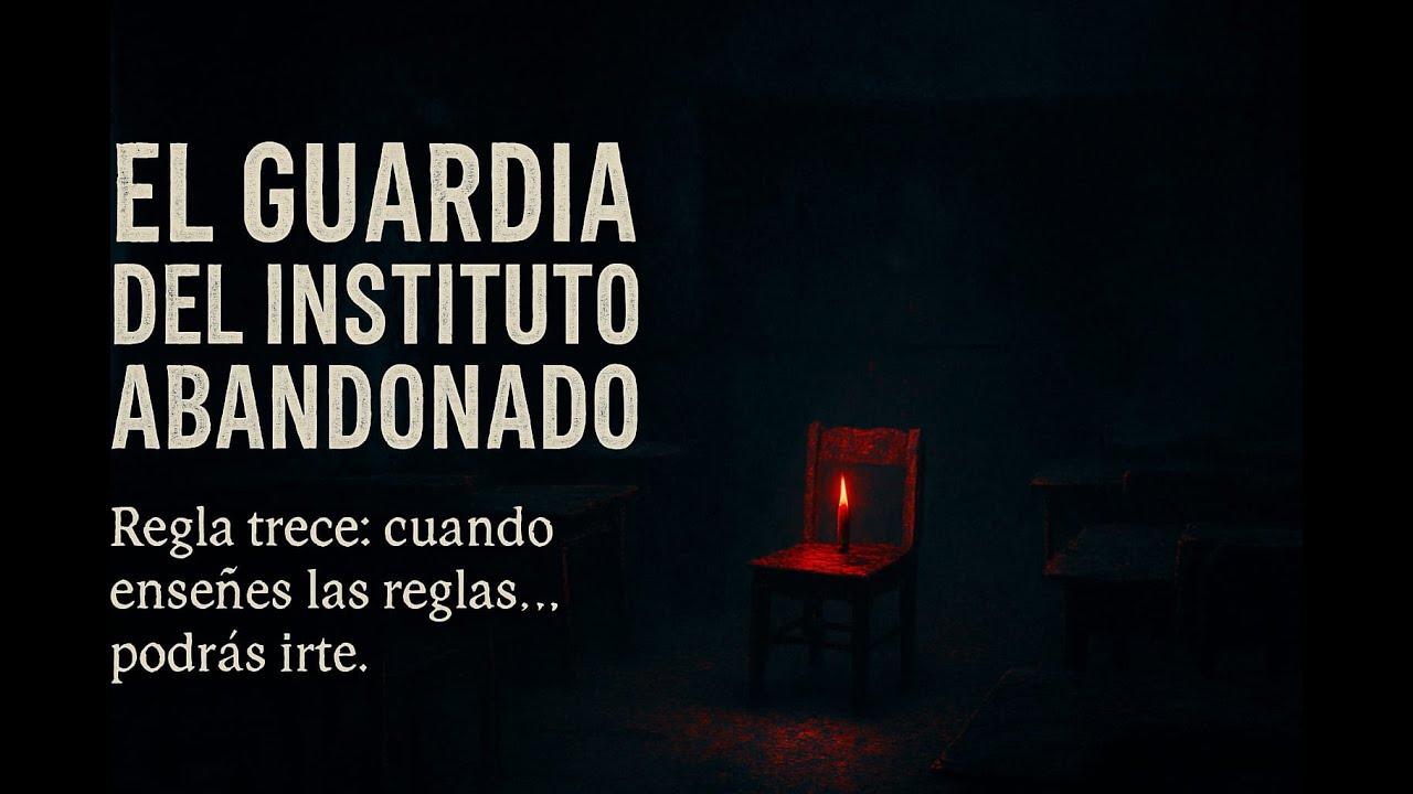 EL GUARDIA DEL INSTITUTO ABANDONADO – PARTE III: EL RELEVO | Horror psicológico narrado