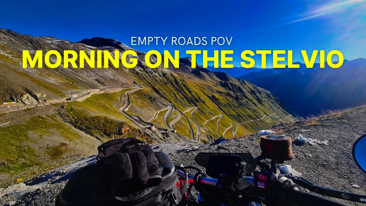 Stelvio Like You’ve Never Seen It | Morning POV Ride on MT-09 [4K]