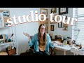 2023 art studio tour  in my cozy 1br apartment