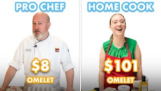 $101 vs $8 Omelet: Pro Chef \& Home Cook Swap Ingredients | Epicurious