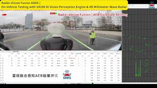 Radar-Vision Fusion PerceptionOn-Vehicle TestingVA200 AI Vision Perception Engine + 4D mmWave Radar