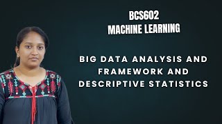 Big Data Analysis Framework | Module-01 | Machine Learning VTU 6th Sem BCS602 (2022) | Cover 🚀